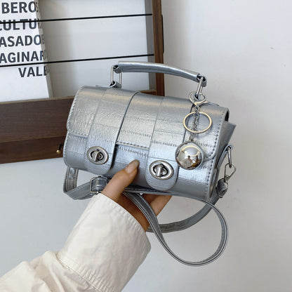 Women Fashion Casual Simple Rectangular Shoulder Bag