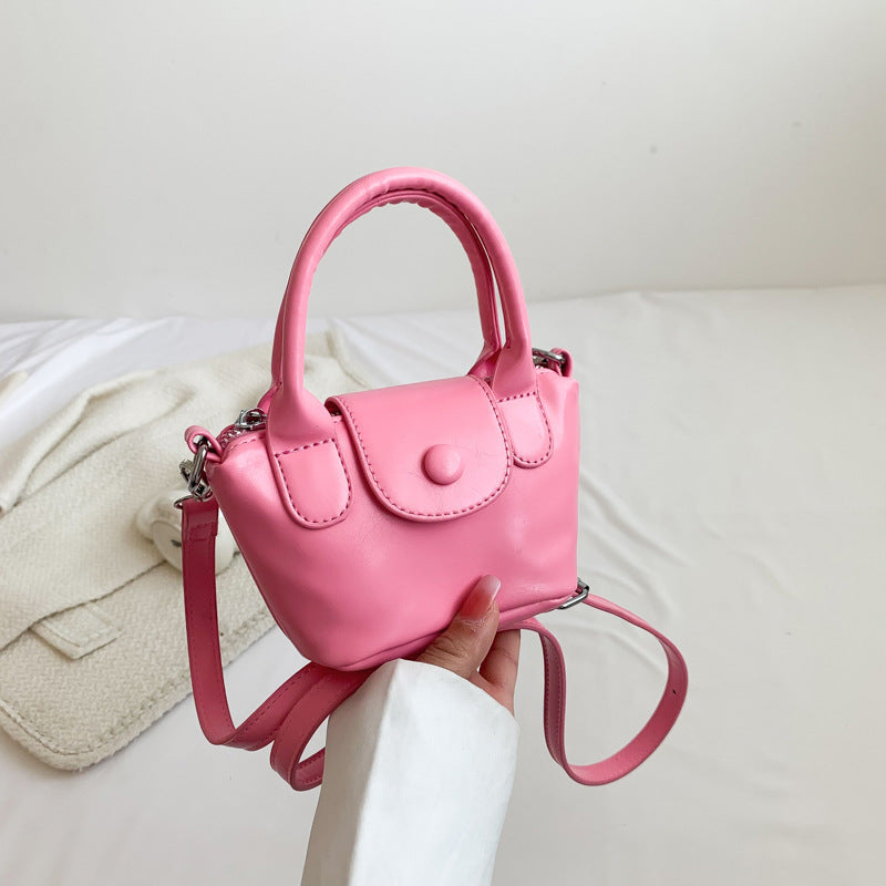 Women Fashion Mini Cute Casual Solid Color Crossbody Bag