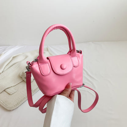 Women Fashion Mini Cute Casual Solid Color Crossbody Bag