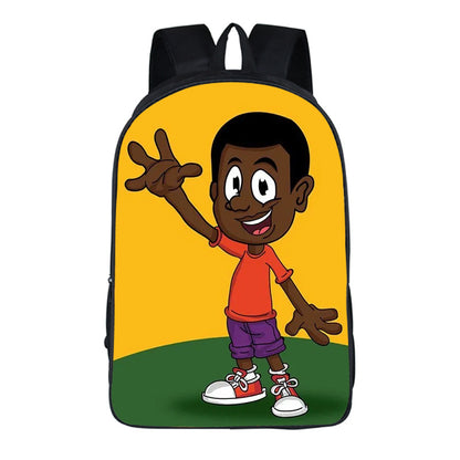 Cartoon Boy Print Creative Polyester Comfortable Breathable Backpack