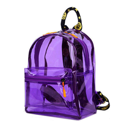 Women Fashion Pvc Clear Waterproof Backpack