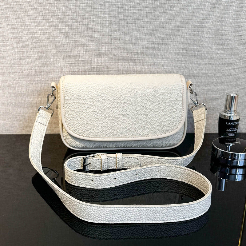 Women Fashion Casual Solid Color Rectangle Crossbody Bag