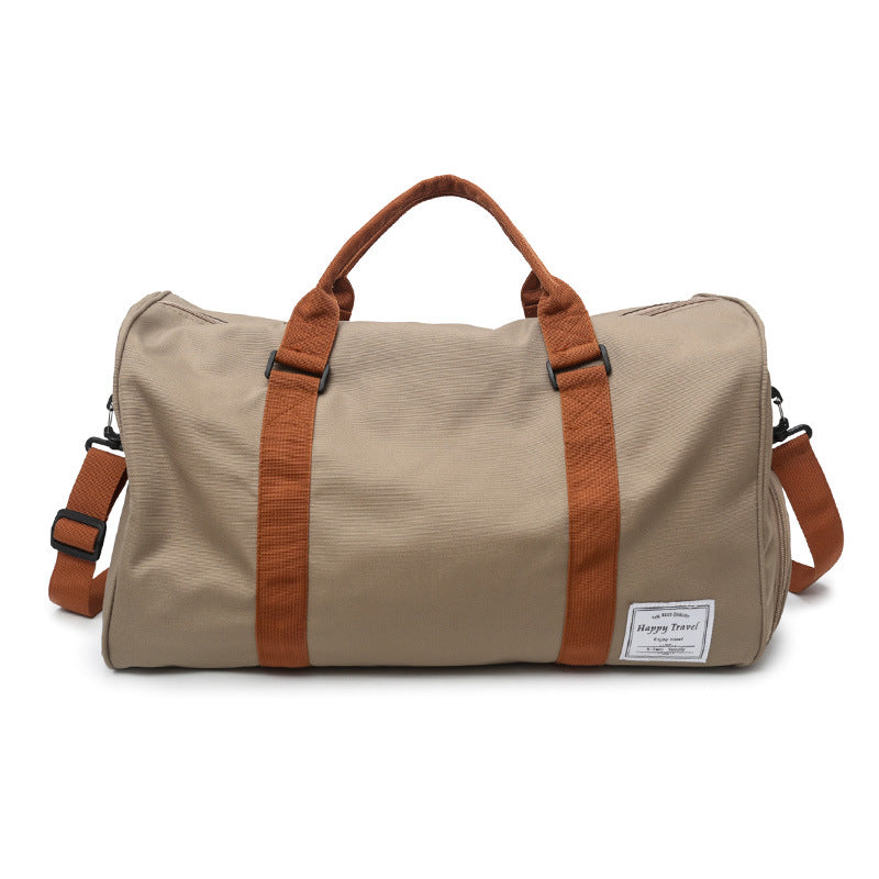 Sac de sport Oxford décontracté à bandoulière et fermeture éclair pour femme 