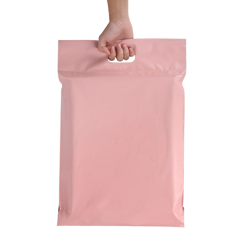 Lot de 100 sacs d'emballage épais et imperméables pour vêtements, 35 x 45 cm, couleur, portables, en plastique 