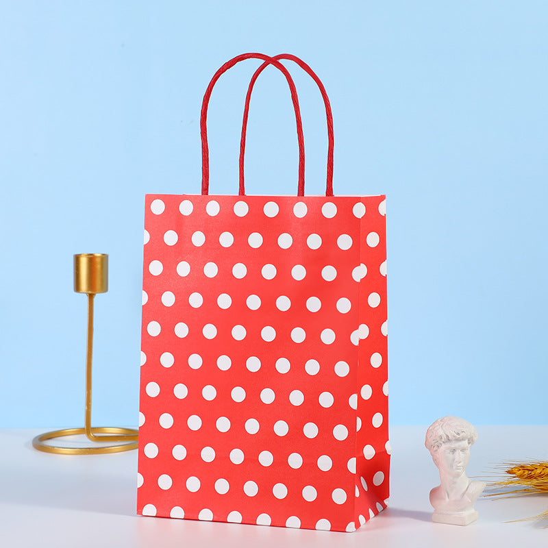 Sac de rangement à pois pour accessoires de vêtements 