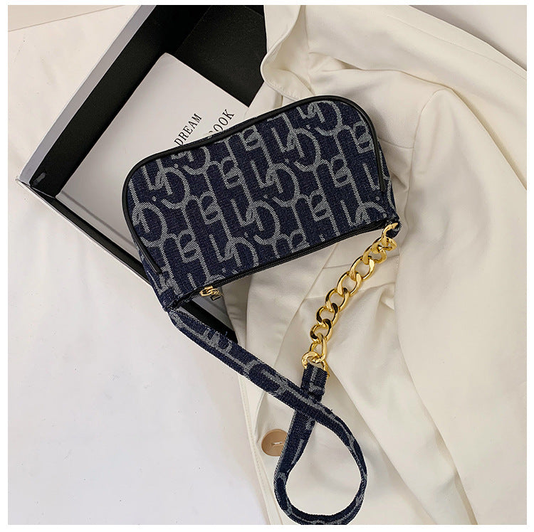 Women Summer Fashion Letter Print Square Shoulder Bag