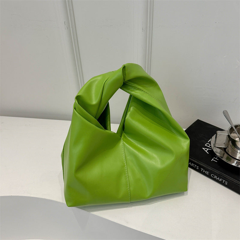 Sac à main simple et tendance de couleur unie 