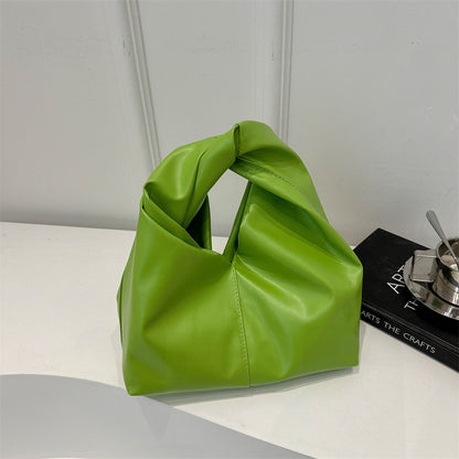 Sac à main simple et tendance de couleur unie 