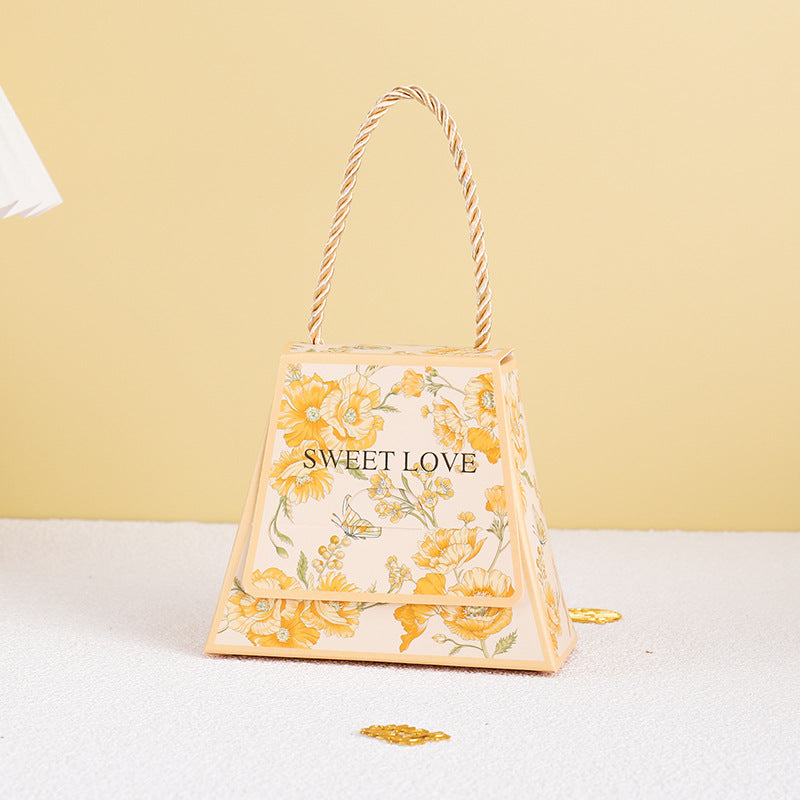 Sac d'emballage cadeau de bonbons de mariage simple et créatif 