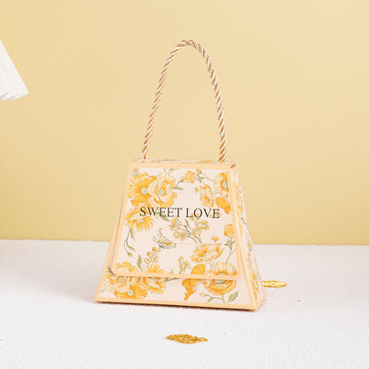 Sac d'emballage cadeau de bonbons de mariage simple et créatif 