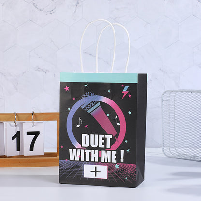 Sac de rangement et d'emballage personnalisé pour musique électronique, accessoires de vêtements 