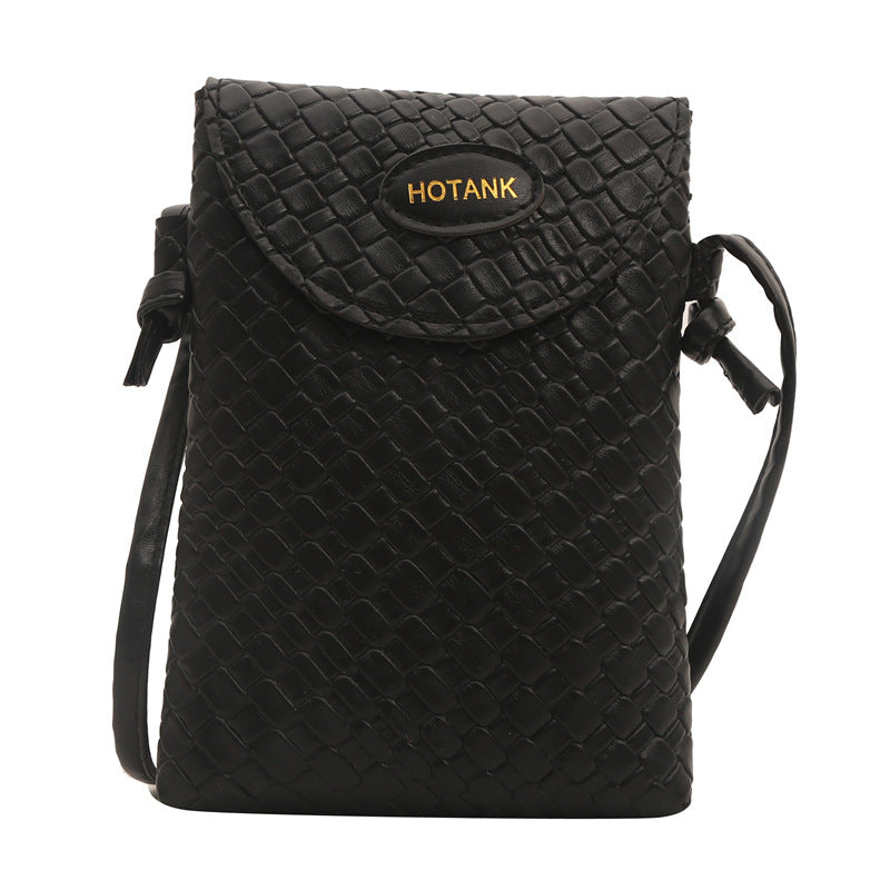 Simple Solid Color Flip Mini Crossbody Bag