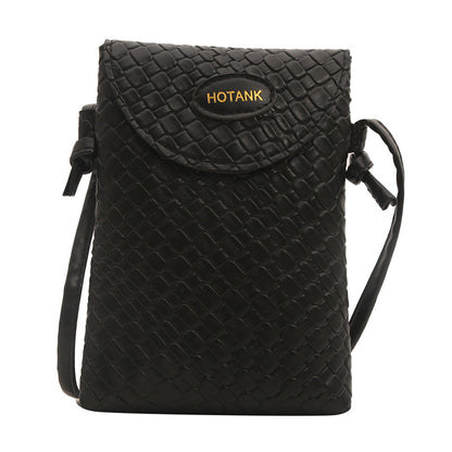 Simple Solid Color Flip Mini Crossbody Bag