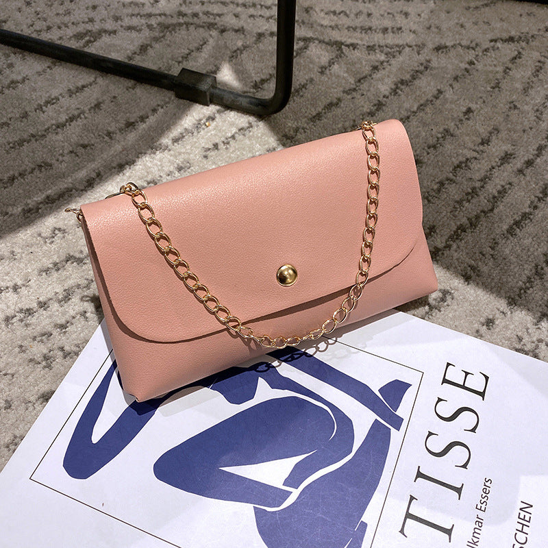 Sac banane rétro léopard couleur unie pour femme 