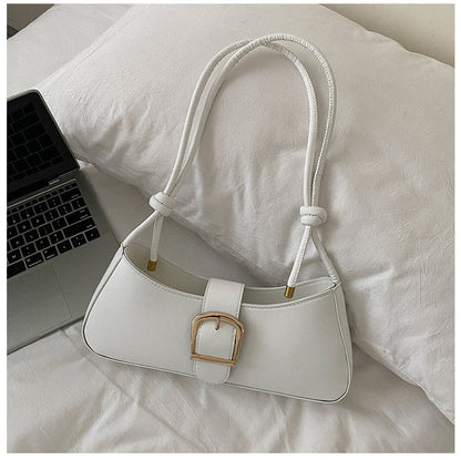 Sac à main tendance couleur unie pour femme 