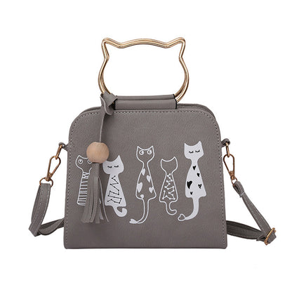 Women'S Fashion Cat Print Handbag