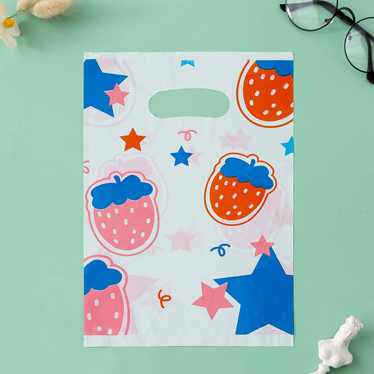 Fashion Cute Printed Jewelry Shopping Packaging Plastic Bag 100pieces/Set