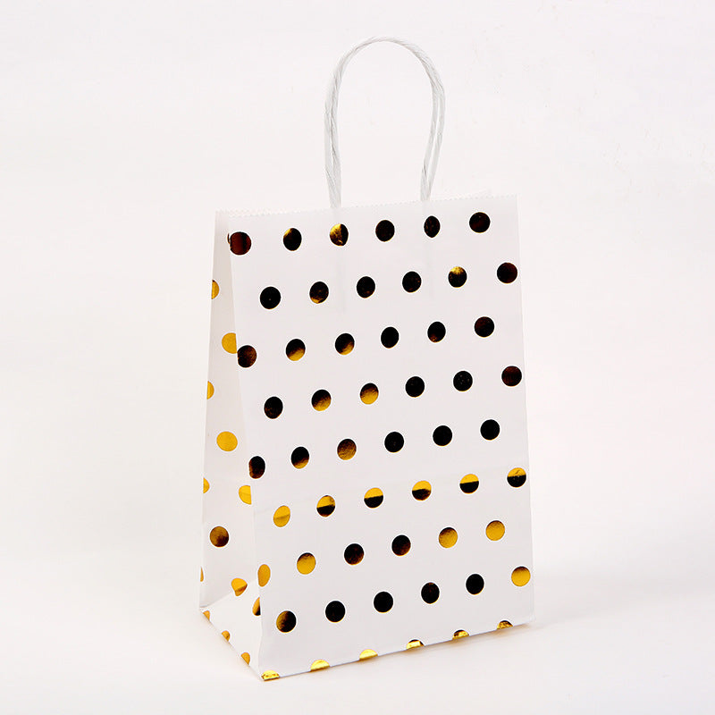 Sac fourre-tout en papier kraft avec impression à chaud - 21 x 15 x 8 cm 