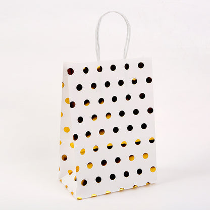 Sac fourre-tout en papier kraft avec impression à chaud - 21 x 15 x 8 cm 