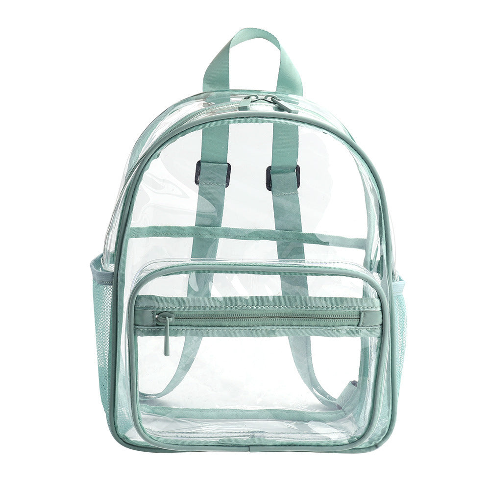 Fashionable Large Capacity Waterproof Simple PVC Clear Backpack
