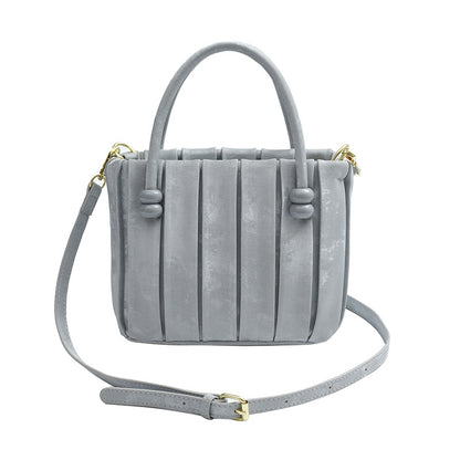 Sac à main plissé simple de couleur unie 