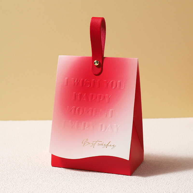 Sac d'emballage cadeau pour bonbons de mariage, simple et créatif, dégradé 