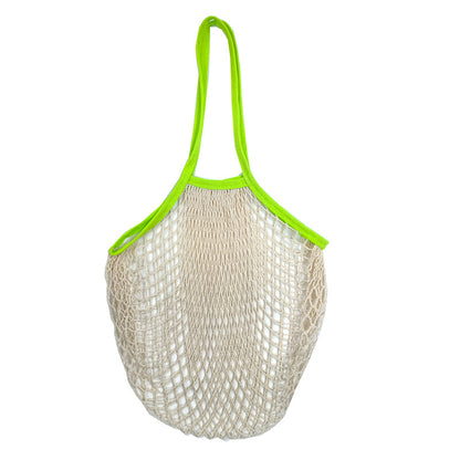 Sac de courses tissé de grande capacité pour fruits et légumes de cuisine, sac en filet creux portable 