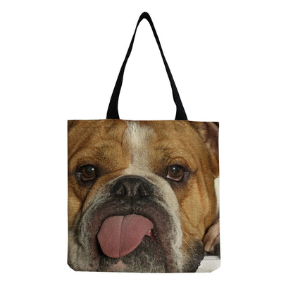 Personalized Large-Capacity Cute Pet Dog Printing Shopping Bag