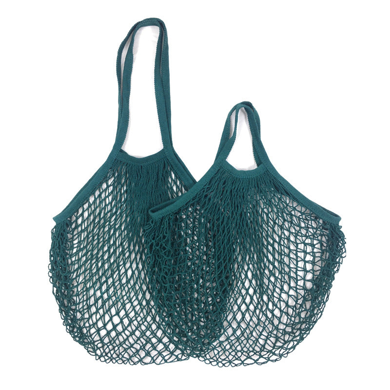 Sac de courses tissé de grande capacité pour fruits et légumes de cuisine, sac en filet creux portable 