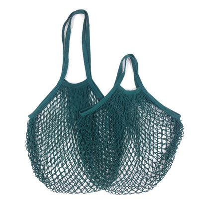 Sac de courses tissé de grande capacité pour fruits et légumes de cuisine, sac en filet creux portable 