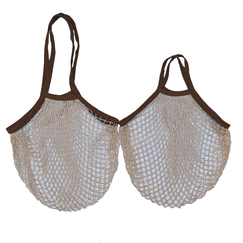 Sac à bandoulière en maille tissée décontractée pour femme 
