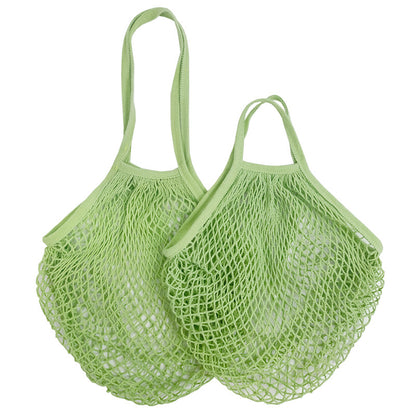 Sac de courses tissé de grande capacité pour fruits et légumes de cuisine, sac en filet creux portable 