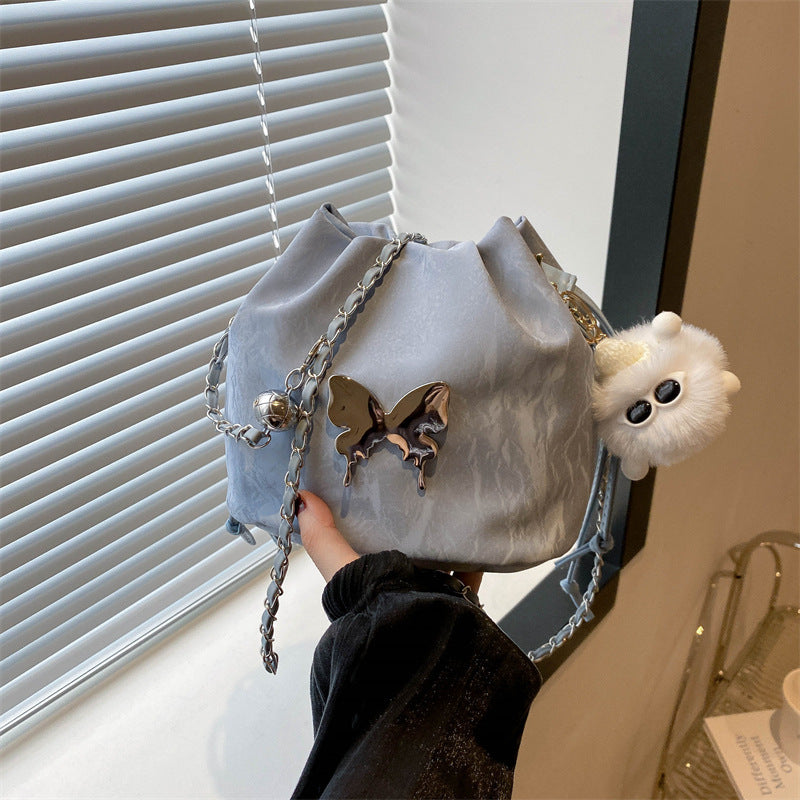 Women Fashion Elegant Butterfly Chain Pendant Crossbody Bag