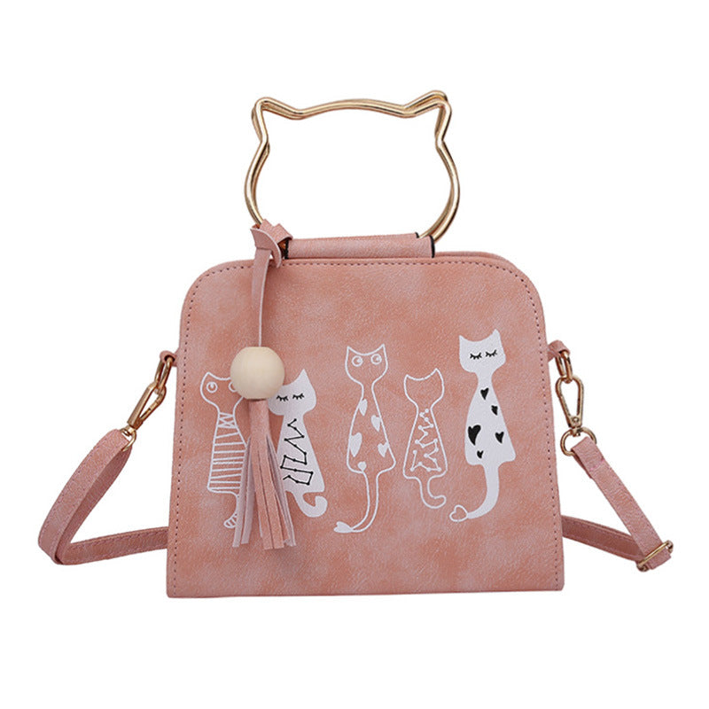 Women'S Fashion Cat Print Handbag