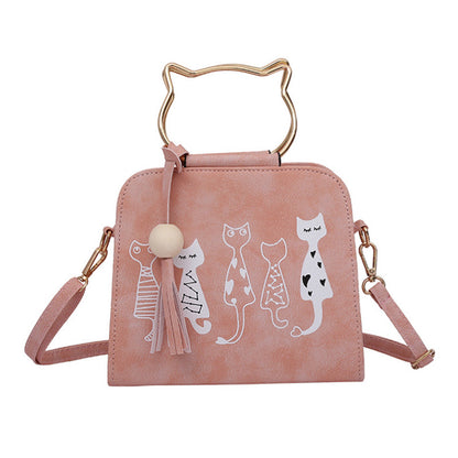 Women'S Fashion Cat Print Handbag