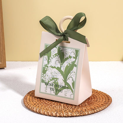 Sac d'emballage cadeau de bonbons de mariage simple et créatif 