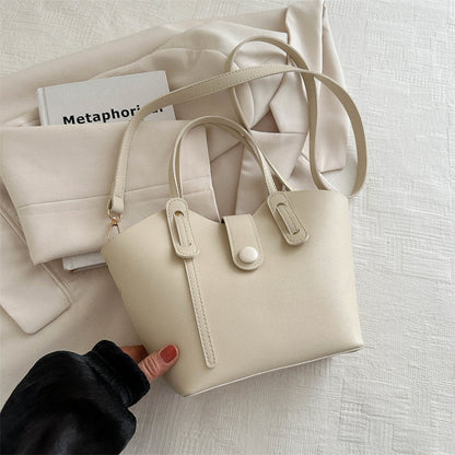 Women Casual Simple Solid Color Handbag