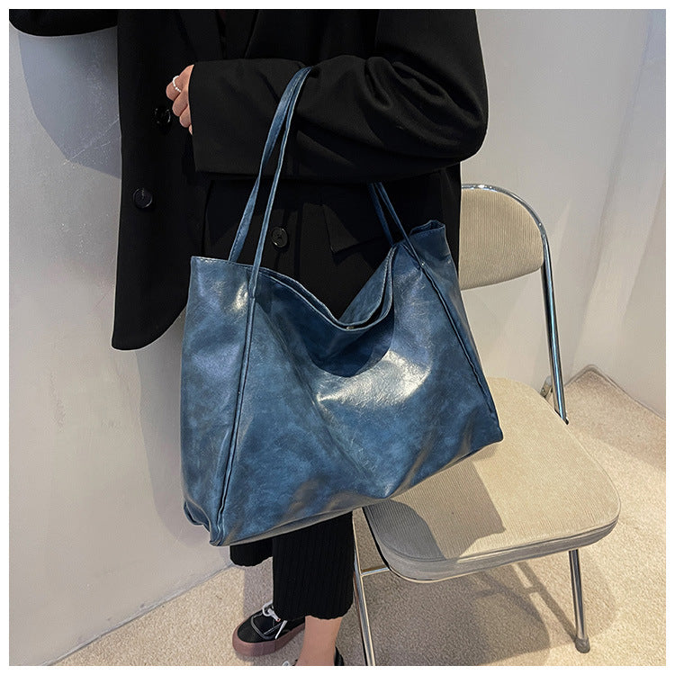 Women Fashionable Large Capacity PU Tote Bag