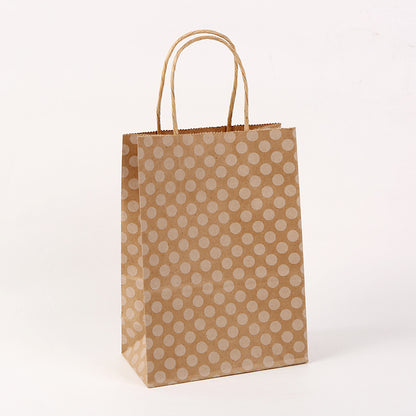 Kraft Milk Tea Takeaway Packaging Shopping Tote Packaging Bag