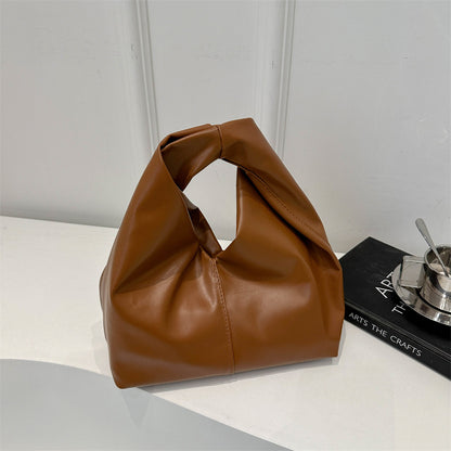 Sac à main simple et tendance de couleur unie 