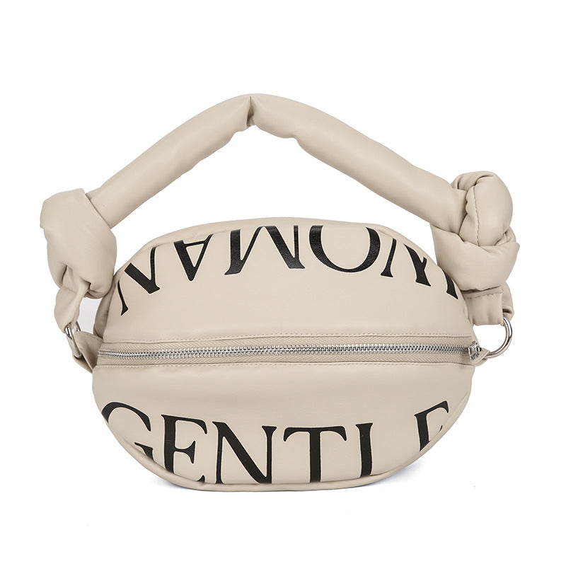 Sacs à main de rugby élégants à imprimé lettre 