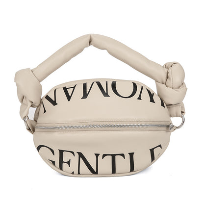 Sacs à main de rugby élégants à imprimé lettre 