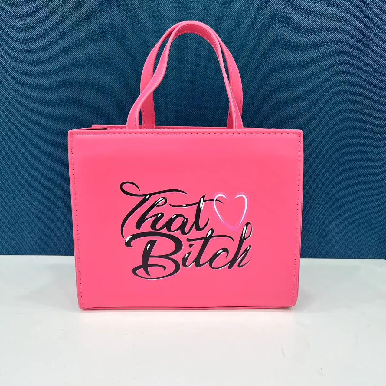 Women Bag Fashion Commuter Letter Tote Handbag