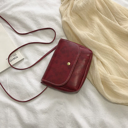 Simple Solid Color Mini Crossbody Bag
