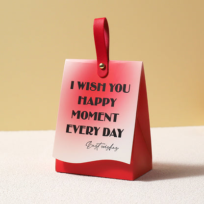 Sac d'emballage cadeau pour bonbons de mariage, simple et créatif, dégradé 