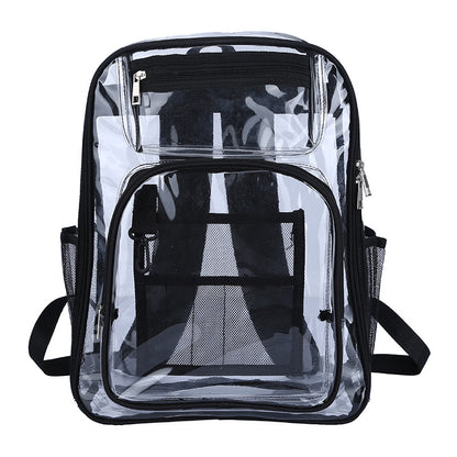 Sac à bandoulière tendance en PVC transparent de grande capacité 