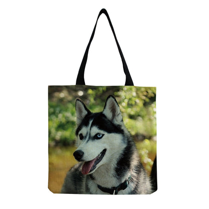 Personalized Large-Capacity Cute Pet Dog Printing Shopping Bag