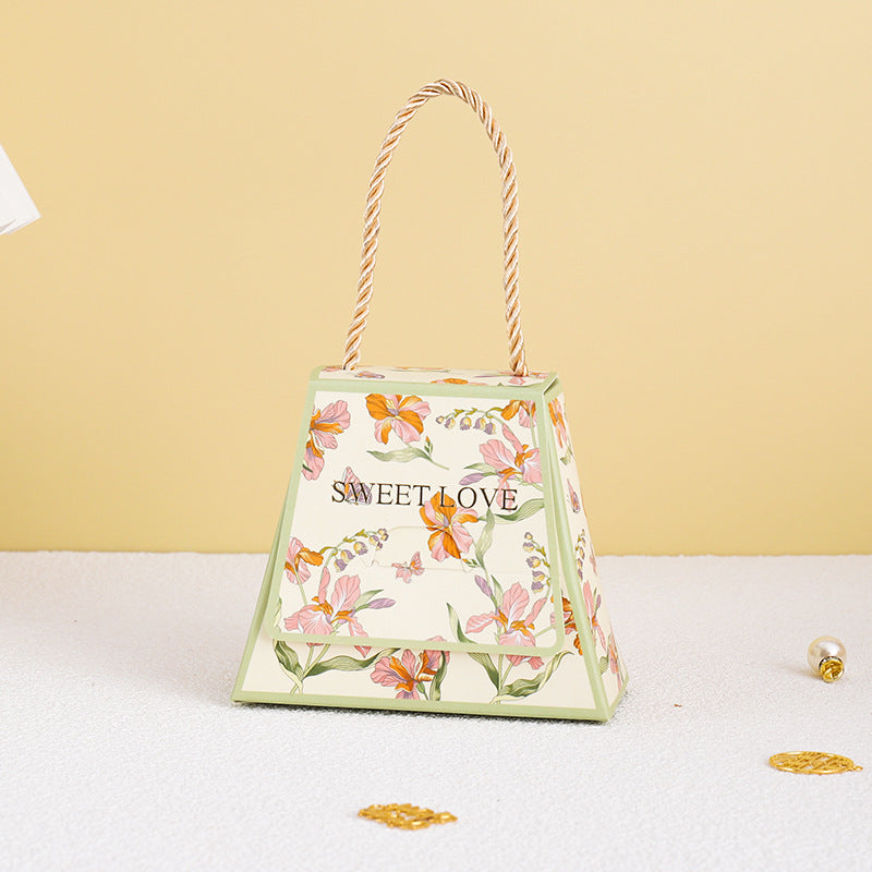 Sac d'emballage cadeau de bonbons de mariage simple et créatif 