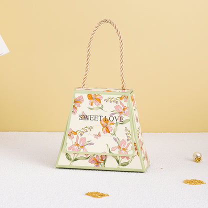 Sac d'emballage cadeau de bonbons de mariage simple et créatif 