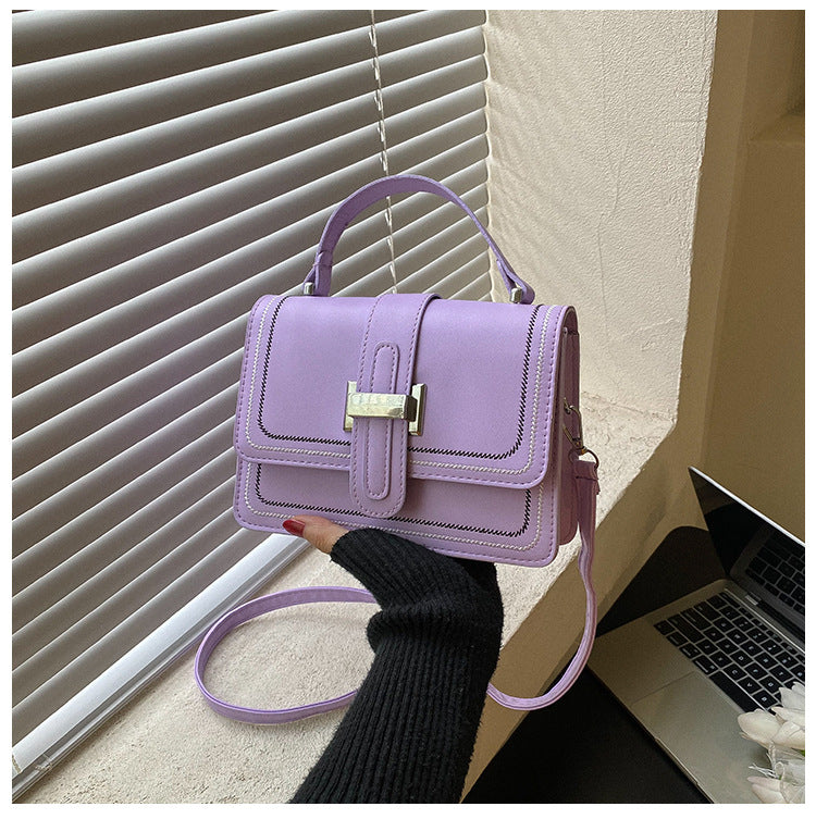 Simple Flip Square Shoulder Bag